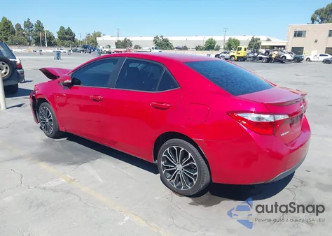 2015 Toyota Corolla S Plus from USA, damaged, VIN 2T1BURHE3FC271070
